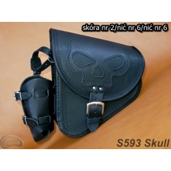 Sacoches Moto S593 SKULL H-D SOFTAIL