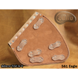 LEATHER SADDLEBAG S61 EAGLE H-D SOFTAIL