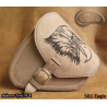 LEATHER SADDLEBAG S61 EAGLE H-D SOFTAIL