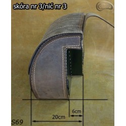 LEATHER SADDLEBAG S69 H-D SPORTSTER  *TO REQUEST*